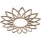 Ekena Millwork Daisy Wood Fretwork Pierced Ceiling Medallion, Red Oak, 16"OD x 5 5/8"ID x 1/4"T CMWP16X16X0250DARO - alternate 3